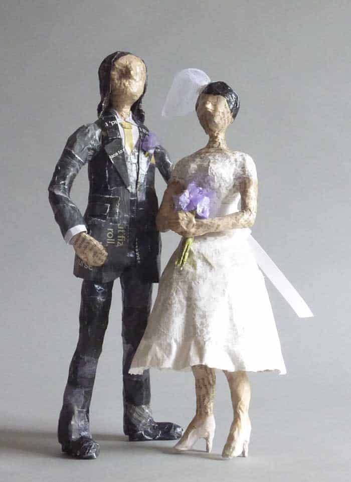 a wedding couple