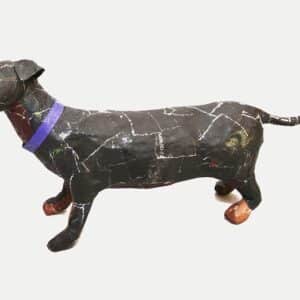 Patty Callaghan - Papier Mâche Dachshund