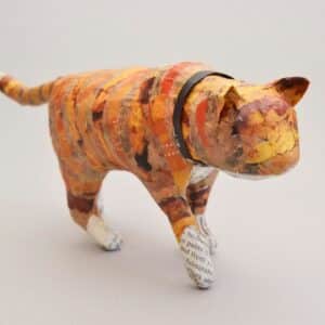 Patty Callaghan - Papier Mache Cat