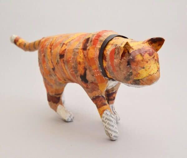 Patty Callaghan - Papier Mache Cat