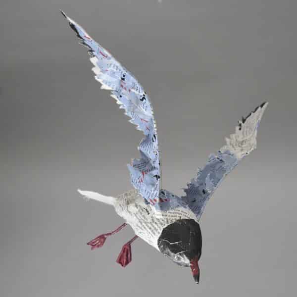 Patty Callaghan - Papier Mache Flying gull