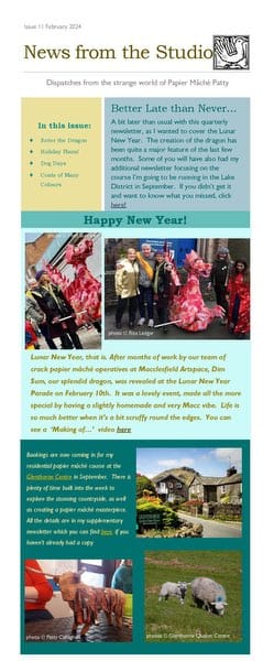 Patty Callaghan Newsletter February 2024