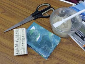A decorative handmade book