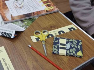 A decorative handmade book