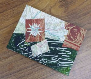 A decorative handmade book
